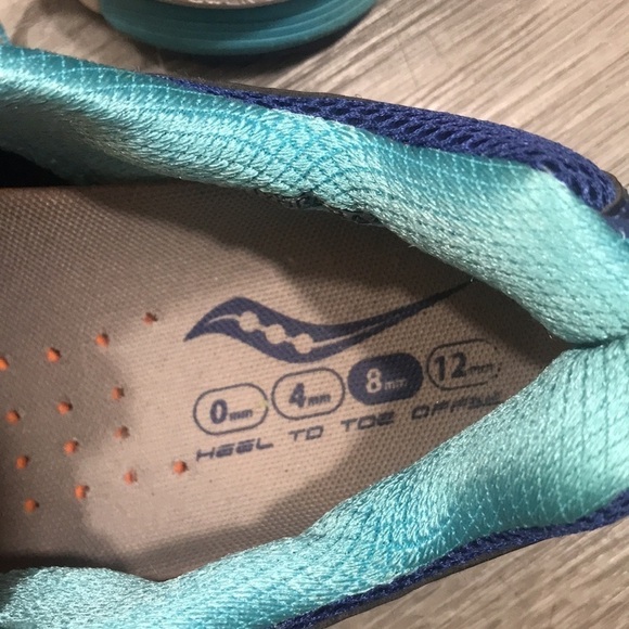 Saucony Sample Ride 6 Runners Sneakers size 8 - Picture 9 of 9